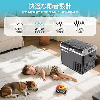 LITAKE 18L 車載冷蔵庫 Amazon.co.jp: Litake 車載冷蔵庫 18L -20℃～20℃ バッテリー内蔵